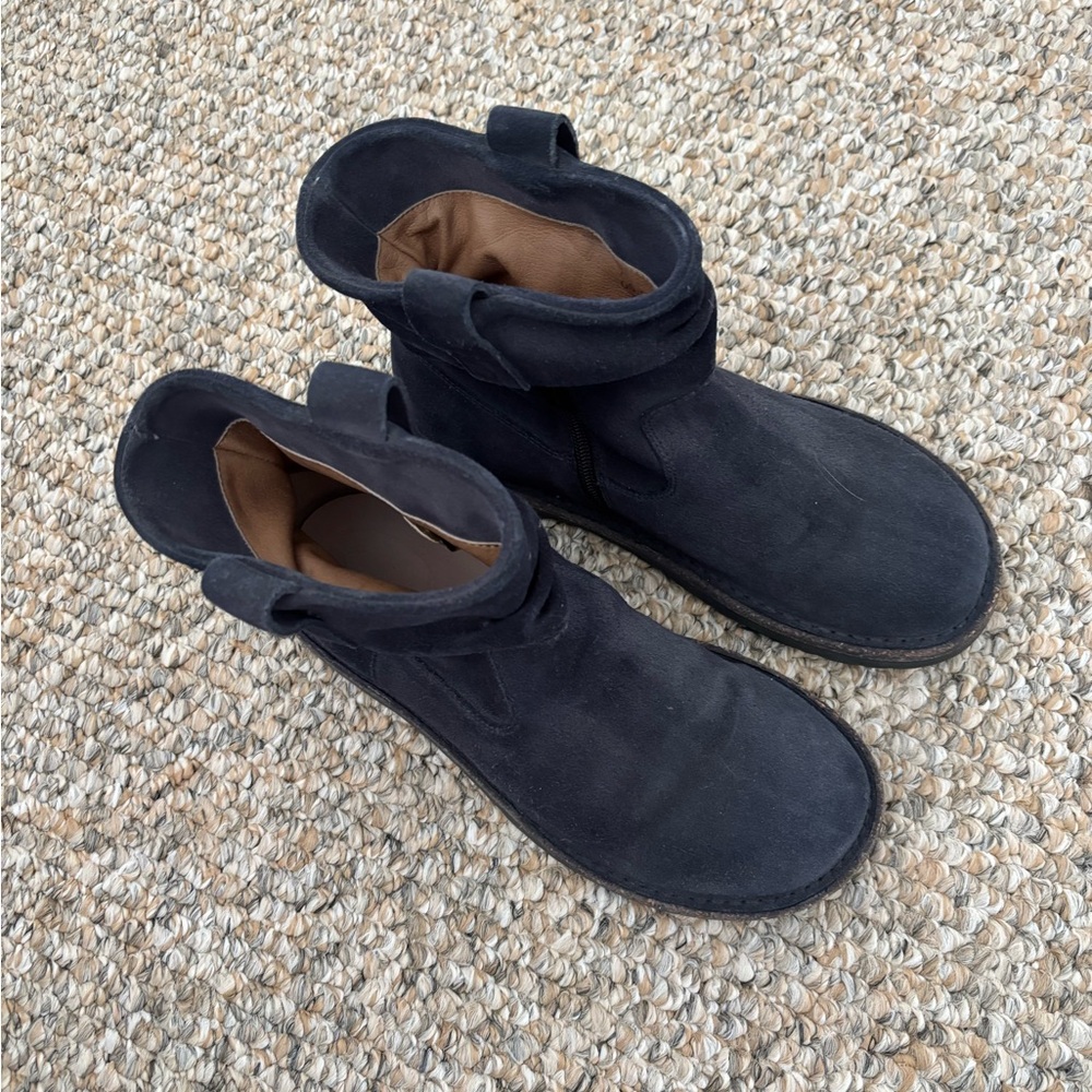 Brand new Birkenstock stock booties, grey suede